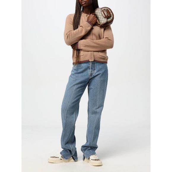 Gucci Cardigan Woman Beige - Picture 2 of 4